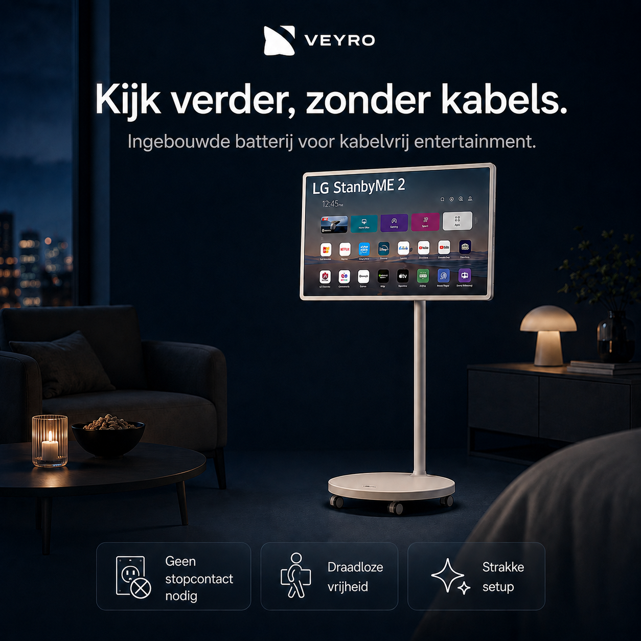StanbyME 2 – 27” QHD Draagbare Touchscreen TV