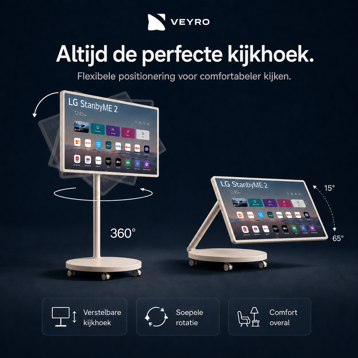 StanbyME 2 – 27” QHD Draagbare Touchscreen TV