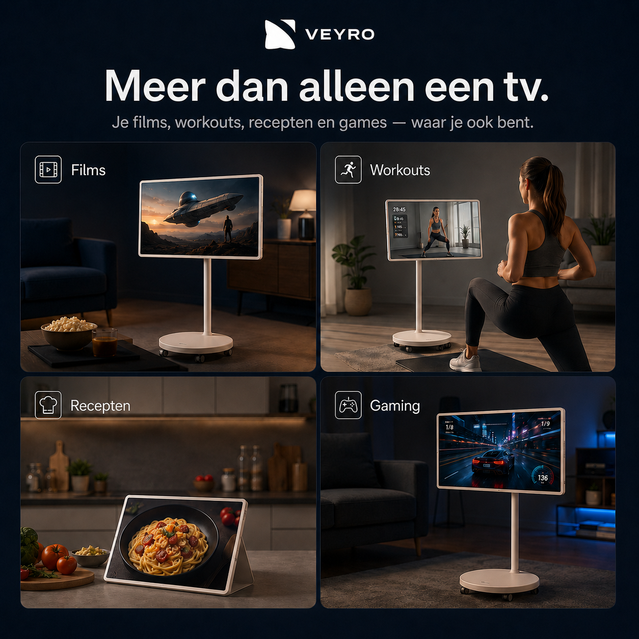 StanbyME 2 – 27” QHD Draagbare Touchscreen TV